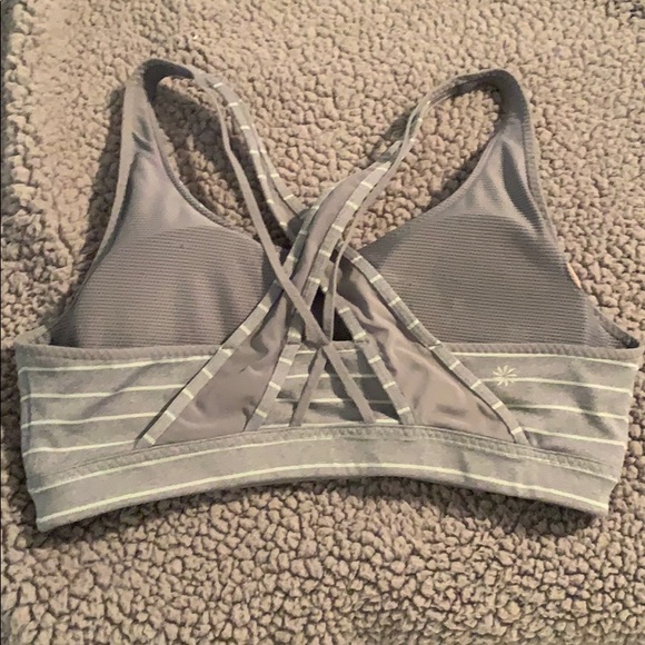 Athleta Striped Trancendence Sports Bra - Picture 4 of 11